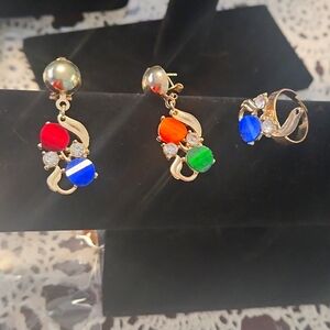 Earrings and ring